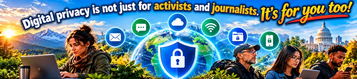 Digital privacy is not just for activists and journalists. It's for you too!